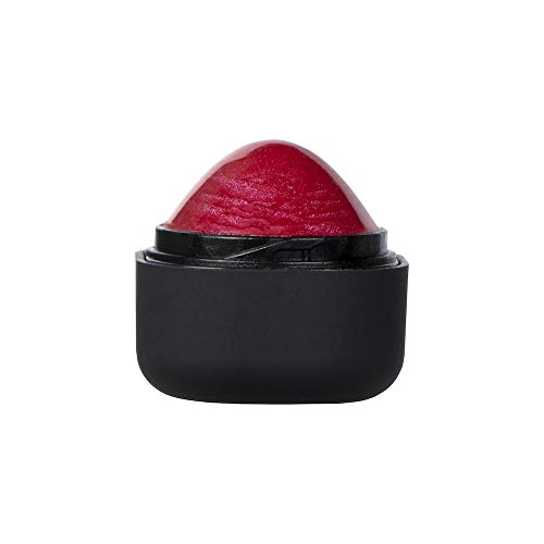 TATTOO JUNKEE Scorcher Glitter Bomb Lip Balm, Cherry-Red Hydrating & Lightweight Tinted Balm with Ultra-Fine Shimmer Effects, Layer Over Lipstick or Wear Alone, 0.17 Oz