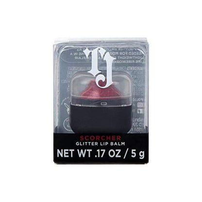 TATTOO JUNKEE Leather Goddess Kit - Includes Leather Black Lip Trio Paint Kit, Scorcher Cherry-Red Glitter Bomb Lip Balm, & Galactic Goddess Metallic Deep Plum Eyeshadow