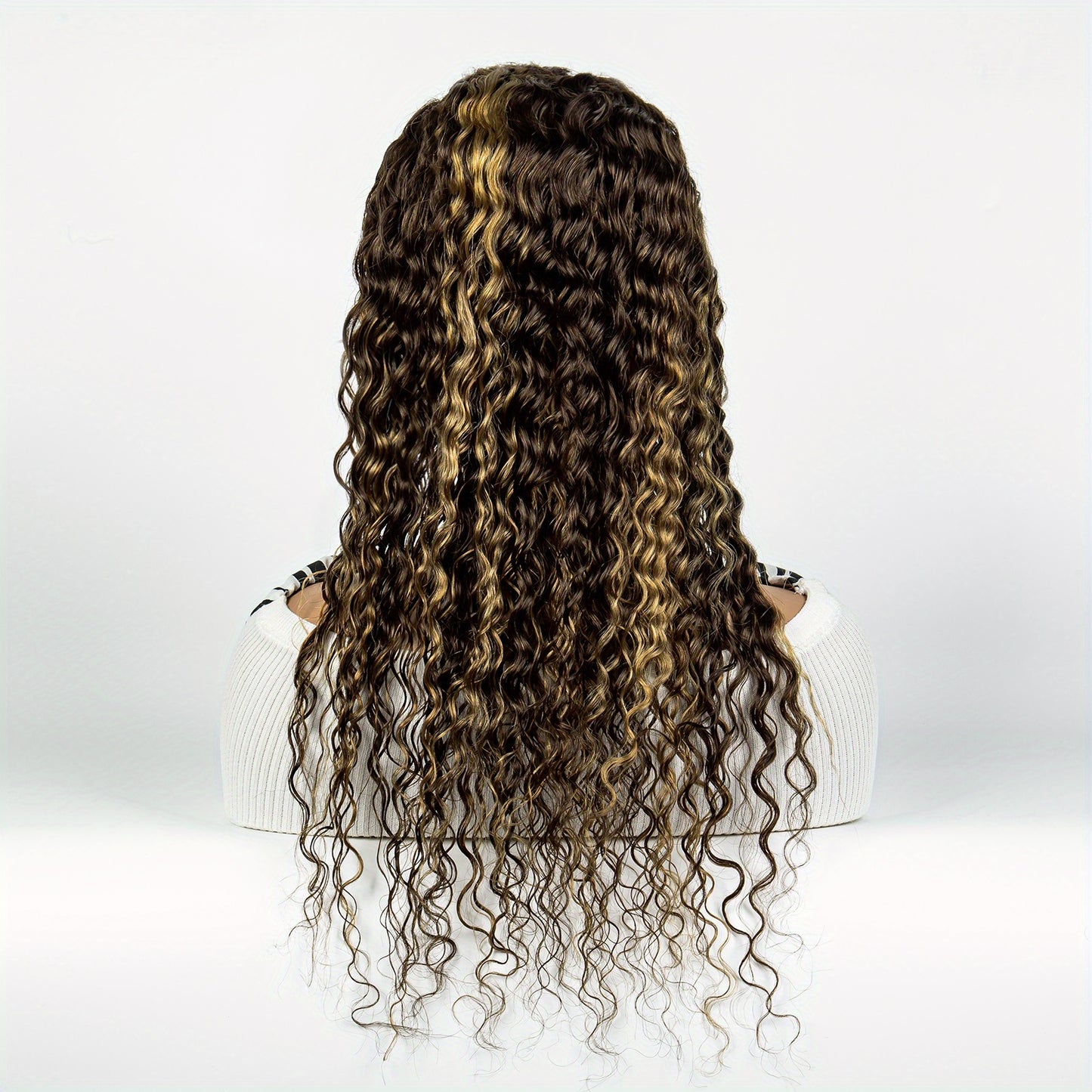 Gorgeous 180% Density 13x4 Lace Front Human Hair Wig - Transform Your Look with Honey Blonde Ombre Curls!