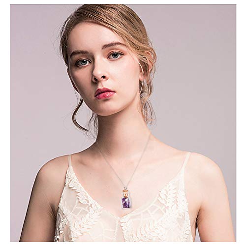 PandaHall 30 Pcs Mini Gemstone Wishing Bottles Tumbled Chip Crystal Healing Gem Reiki Wicca Stones Set for Jewelry Making Home Decoration