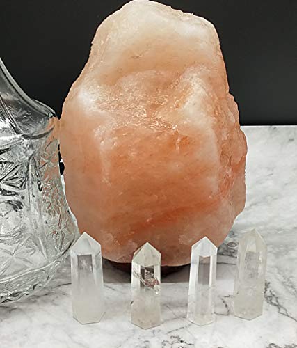 Healing Crystal Wands | 2" Clear Quartz Crystal Wand 6 Faceted Reiki Chakra Meditation Therapy 4 PCS