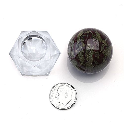 Natural Dragon Blood Jasper Crystal Gemstone Ball