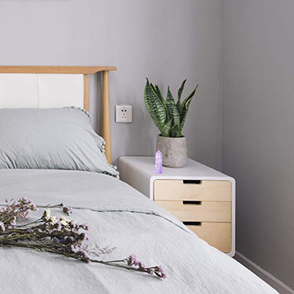 4 PCS 2" Amethyst Crystals and Healing Stones