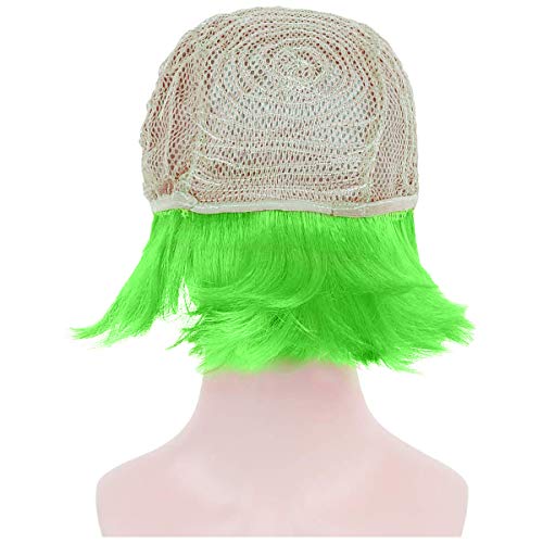 Light Neon Green Wig 