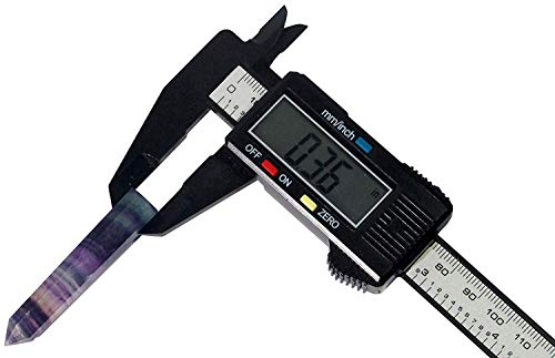 Healing Crystals| 2" Rainbow Fluorite Crystal Wands| 6 Faceted Reiki Chakra Meditation Therapy 4 Pcs