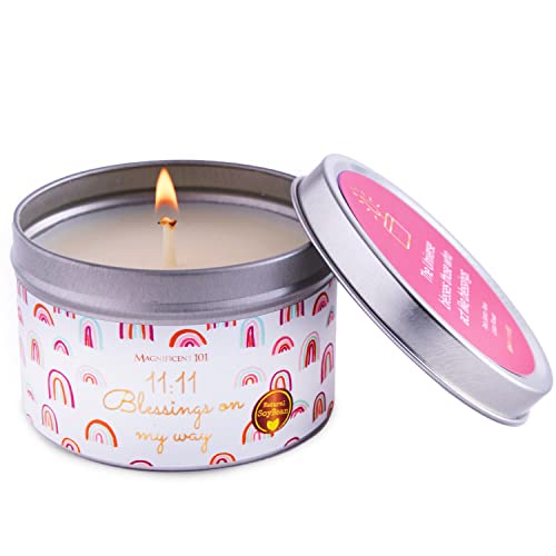 Magnificent 101 11:11 Blessings ON My Way Tin Candle 6oz