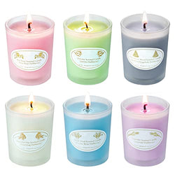 Scented Candles Gifts for Women Mom,6 Pack Aromatherapy Soy Candles for Home Scented,120 Hrs Burning,6 Surprise Scent,Ideal Gifts for Women Men