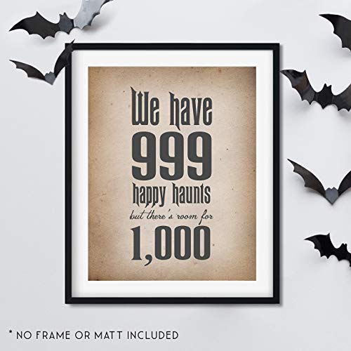 999 Happy Haunts Disney's Haunted Mansion  Unframed 11x14 Print