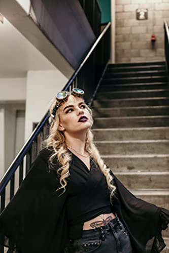 TATTOO JUNKEE Side Hustle Glitter Lava, Deep Purple Non-Sticky Lip Gloss with Ultra-Fine Shimmer Effects, Layer Over Lipstick or Wear Alone, 0.33 Fl Oz