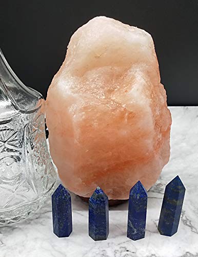 2" Lapis Lazuli Healing Crystal Wands Obelisk Tower 4 PCS