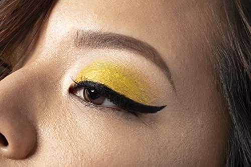 TATTOO JUNKEE Moonwalk Metallic Bright Gold Highly-Pigmented Space Dust Eyeshadow, Creamy & Easily Blindable Formula, Wear Alone or Pair With Other Shades, 0.19 Oz