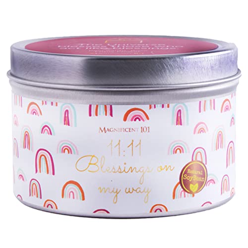Magnificent 101 11:11 Blessings ON My Way Tin Candle 6oz
