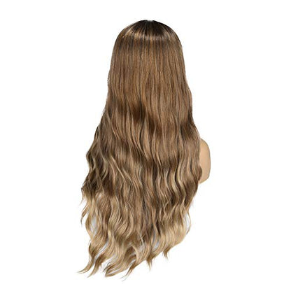 Tri-Tone Brown to Blonde Beach Wave 24"