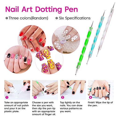 AOBBIY Acrylic Nail Kit With Everything, Professional Manicure Acrylic Nail Kit, For Professional and Home Use. Including Acrylic Nail Powder, Liquid Brush, Glitter, Clipper, Nail Art Tools Kit.