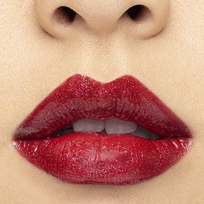 TATTOO JUNKEE Leather Goddess Kit - Includes Leather Black Lip Trio Paint Kit, Scorcher Cherry-Red Glitter Bomb Lip Balm, & Galactic Goddess Metallic Deep Plum Eyeshadow