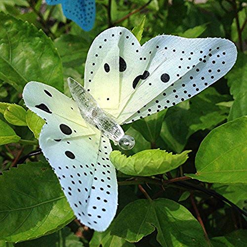 Butterfly Solar String Lights Outdoor 12 LED Waterproof