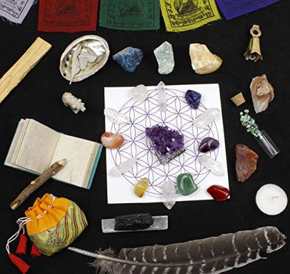 Healing Crystals Meditation Altar