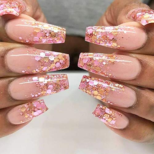 8 Box Set Holographic Nail Glitter Mermaid Powder Flakes Shiny Charms Hexagon Nail Art Pigment Dust Decoration Manicure