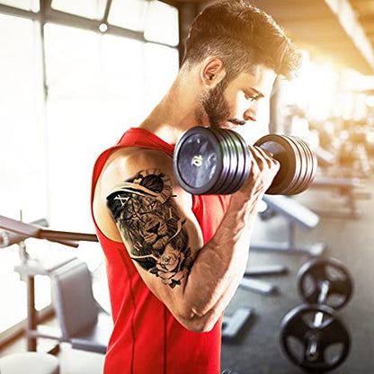 62 Sheets PREMIUM QUALITY Black Temporary Tattoos 