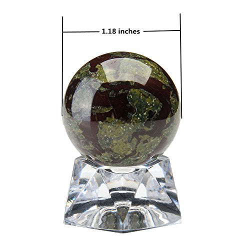 Natural Dragon Blood Jasper/Fluorite Healing Crystal Gemstone Ball