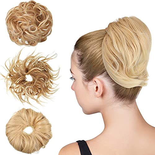 3 Pieces Synthetic Messy Bun
