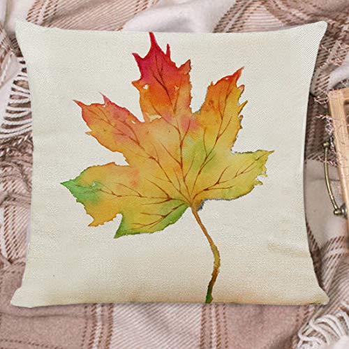 Fall Maples Leaves Throw Pillow Covers