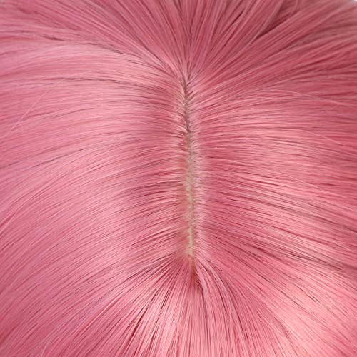 Pink Daily Wear Cosplay Short Wig 12"
