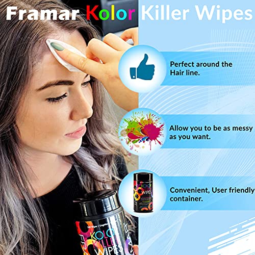 Framar Kolor Killer Wipes + Framar Dye Defender Hair Color Barrier Cream