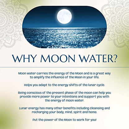 Sage Spray for Cleansing Negative Energy | Moon Water for Energy Cleansing | Great Negative Energy Protection | 2 Clear Quartz Crystals + Ebook to Maximize Potential | Moonwater Elixirs 2 pack (16oz)