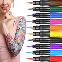 Temporary Tattoo Pen, Fake Tattoos Kit, Tattoo Art Markers, Stuff For Teens. Cute And Cool Stuffs For Cosplay, Birthday, Halloween, The Day Of The Dead, Thanksgiving and Christmas gifts.