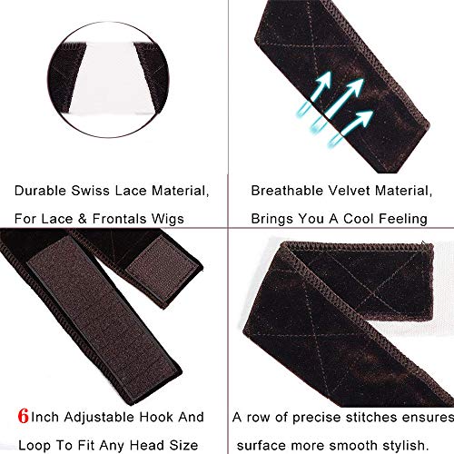 No-slip Comfort Velvet Adjustable Wig Grip Band