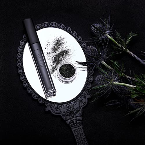 TATTOO JUNKEE Leather Lip Trio Lip Paint Kit, Includes Black Lip Liner & Matte Long-Wear Lip Paint + Coordinating Fine-Milled Opalescent Cosmetic Glitter