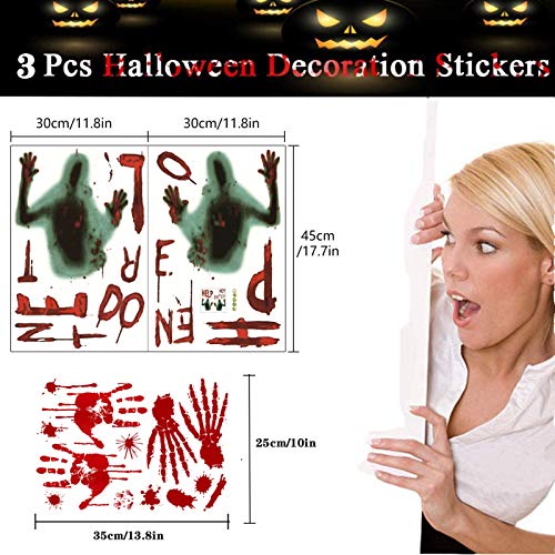 Halloween Window Door Decoration Cover Set