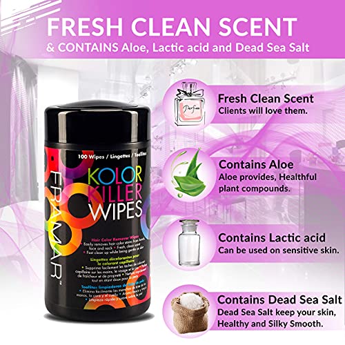 Framar Kolor Killer Wipes + Framar Dye Defender Hair Color Barrier Cream