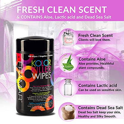 Framar Kolor Killer Wipes + Framar Dye Defender Hair Color Barrier Cream