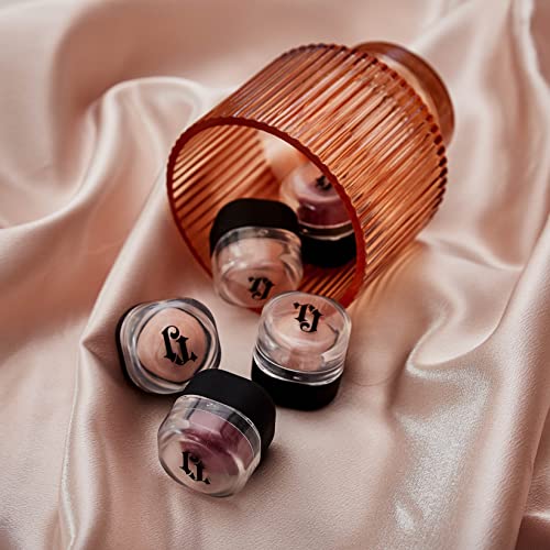 TATTOO JUNKEE Euphoria Glitter Bomb Lip Balm, Deep Berry Hydrating & Lightweight Tinted Balm with Ultra-Fine Shimmer Effects, Layer Over Lipstick or Wear Alone, 0.17 Oz