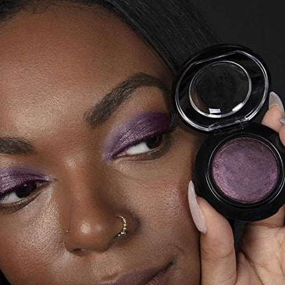 TATTOO JUNKEE Galactic Goddess Metallic Deep Plum Highly-Pigmented Space Dust Eyeshadow, Creamy & Easily Blindable Formula, Wear Alone or Pair With Other Shades, 0.19 Oz