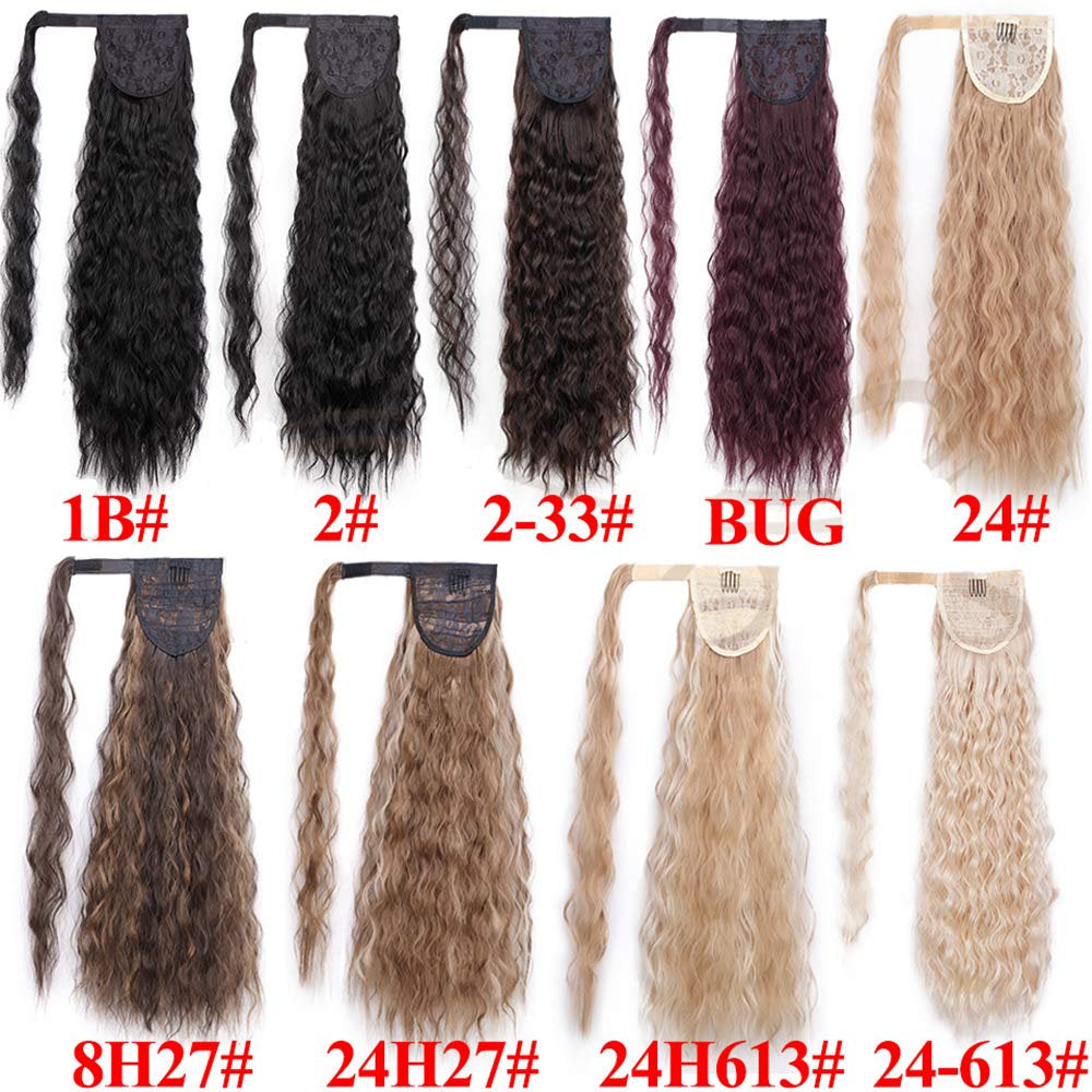 Wrap Around Ponytail Extensions Choose Color to Match Your Hair or Create a New Look while adding Volume to your Style 22" Heat Resistant