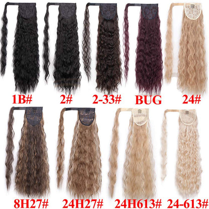 Wrap Around Ponytail Extensions Choose Color to Match Your Hair or Create a New Look while adding Volume to your Style 22" Heat Resistant