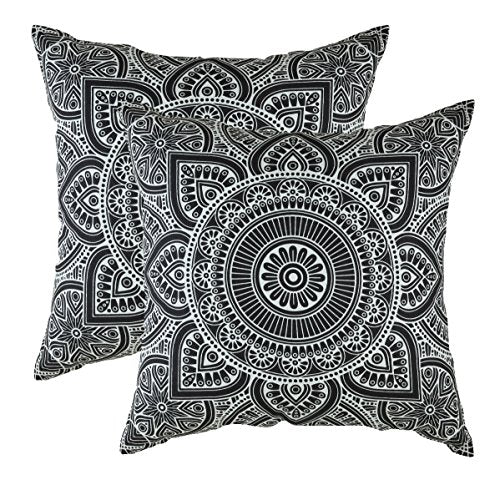 Throw Pillow Cover Mandala Accent 100% Cotton