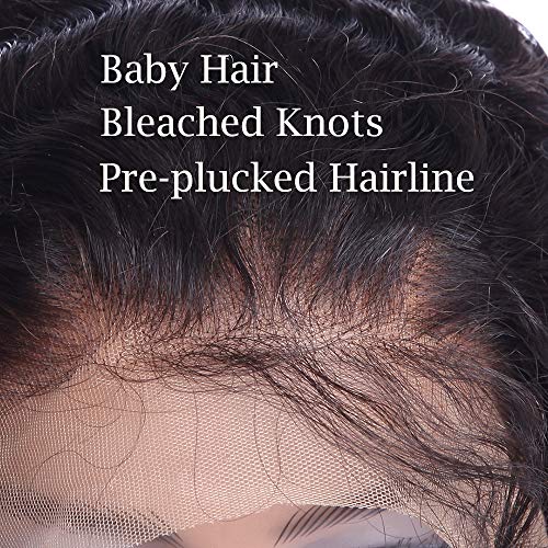 Brazilian, Remy, Virgin, Unproccesed, Human Hair, 24 inch, 360 Full Lace Wig, Pre Plucked Hairline, Bleached Knots, Baby Hair