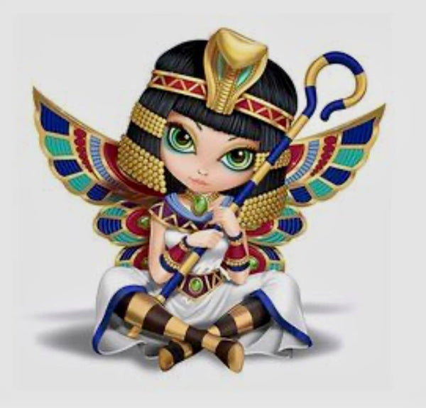 Fairy Egyptian with Crook Diamond Painting 12 x 12 Inch Paint by Number Kit