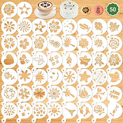 Cookie Stencils 50 Pack Christmas Autumn Fall Template Stencils For Baking Cake Coffee DIY Painting Craft Party Favors Teacher Supplies Gift