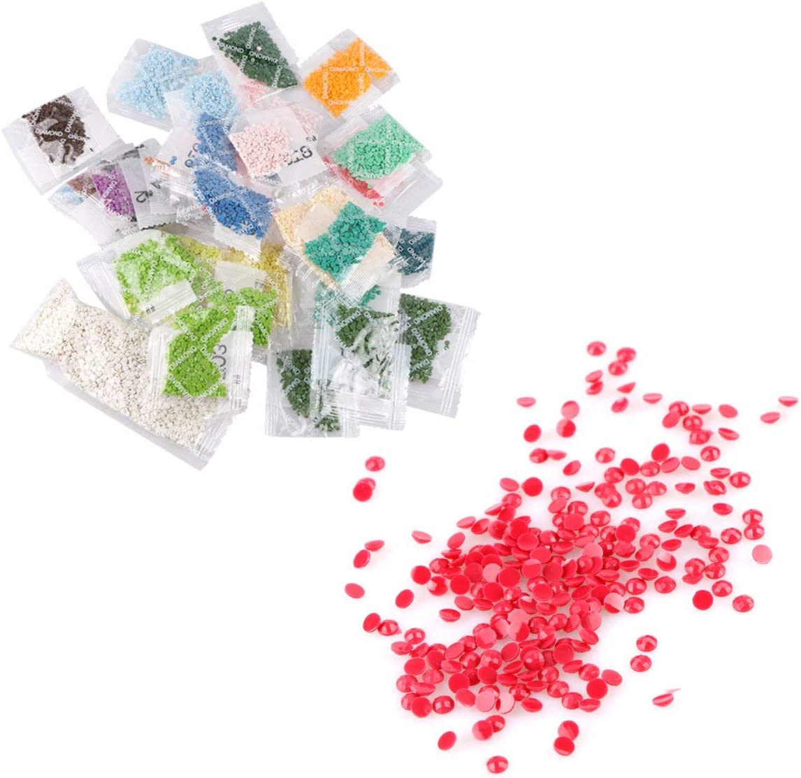 4 Pack 5D Full Drill Diamond Painting Kit, KISSBUTY DIY Star Fighter Diamond Rhinestone Painting Kits for Adults Beginner Animation Diamond Arts Craft Decor, 13.8 X 9.8 Inch