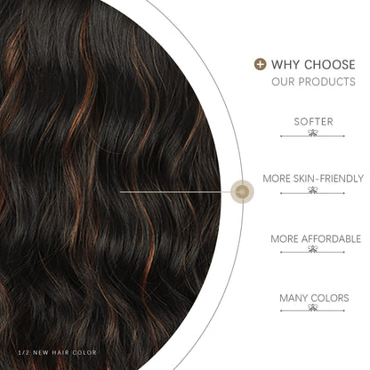 Middle Part Synthetic Shoulder Length 14 Inch Colorful Heat Resistant Fiber Wig