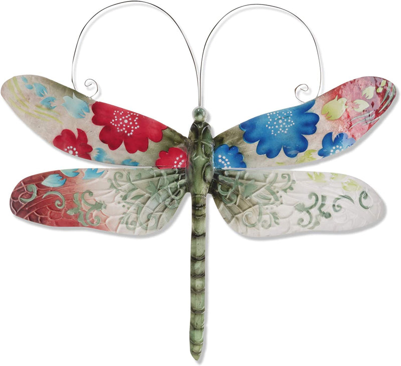 Dragonfly Wall Decor Peacock 14 Inches Length x 1 Inch Width x 12 Inches Height