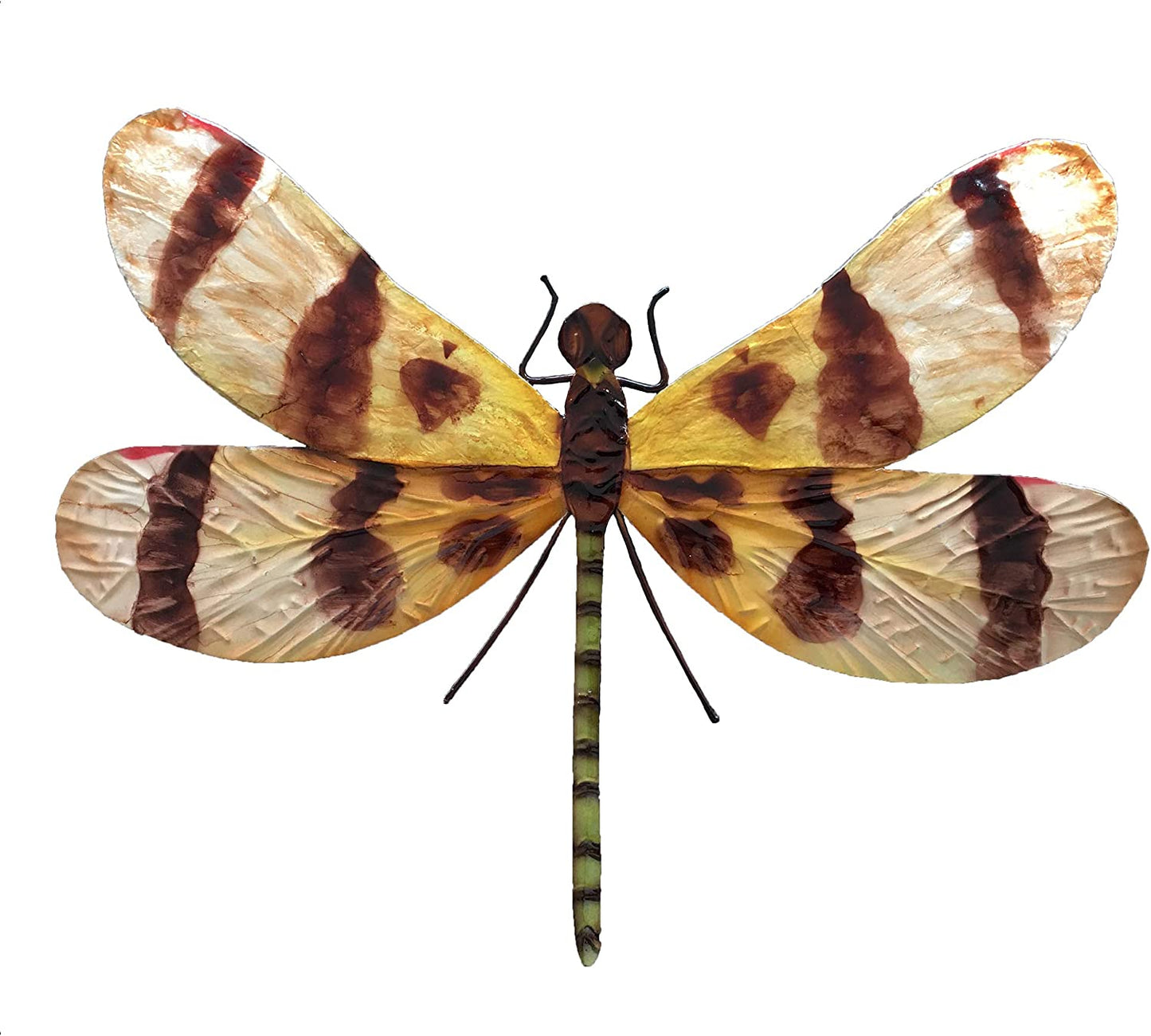 Dragonfly Wall Decor Peacock 14 Inches Length x 1 Inch Width x 12 Inches Height