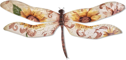 Dragonfly Wall Decor Peacock 14 Inches Length x 1 Inch Width x 12 Inches Height