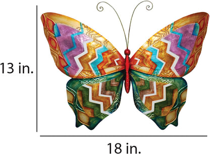 Dragonfly Wall Decor Peacock 14 Inches Length x 1 Inch Width x 12 Inches Height