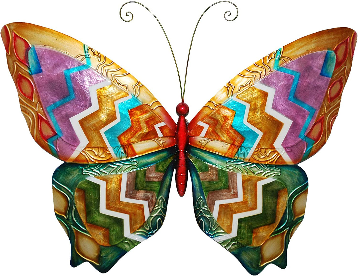 Dragonfly Wall Decor Peacock 14 Inches Length x 1 Inch Width x 12 Inches Height